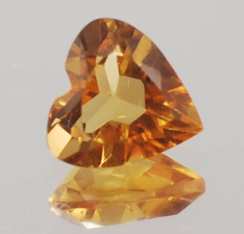 Natural Citrine AAA - Heart