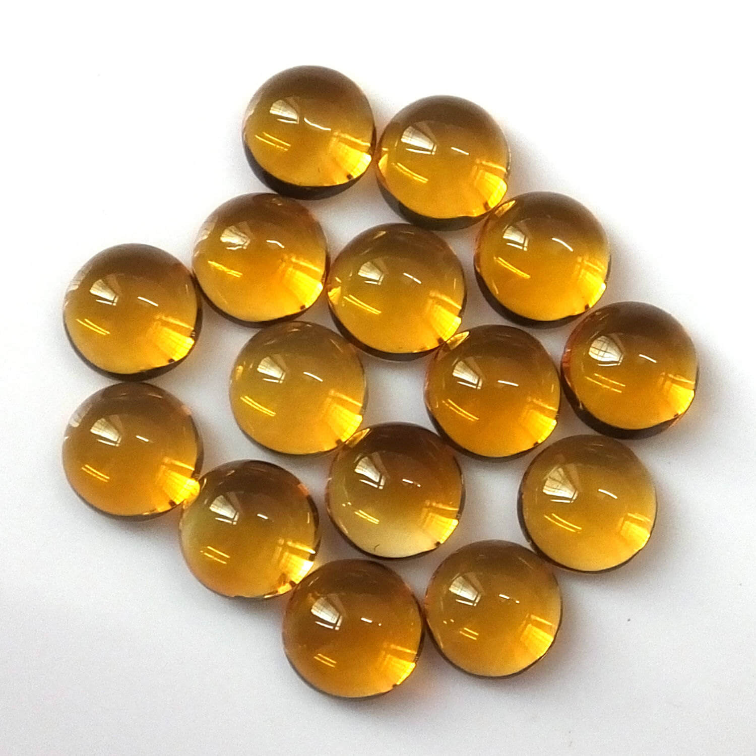 Natural Citrine AAA - Round Cabochan