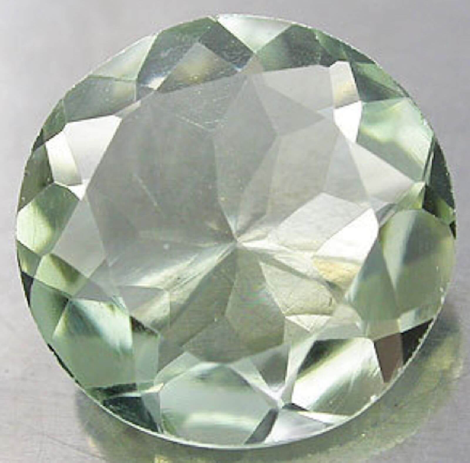 Natural Green Amethyst (Prasiolite) - Round