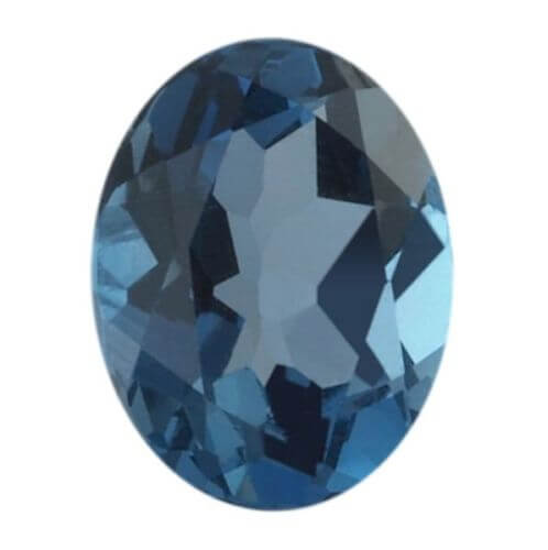 Natural London Blue Topaz - Oval