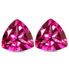 Natural Pink Topaz - Trillion