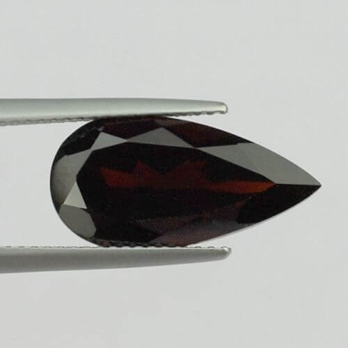 Natural Red Garnet - Pear