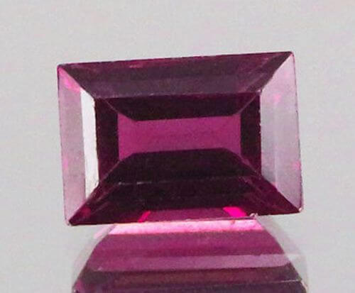 Natural Rhodolite Garnet - Baguette
