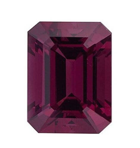 Natural Rhodolite Garnet - Emerald
