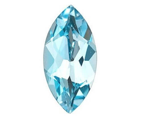 Natural Sky Blue Topaz - Marquise