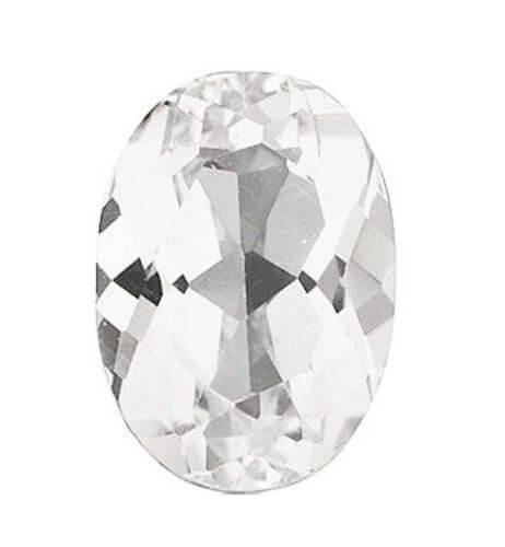 Natural White Topaz - Oval
