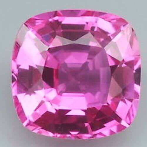 Lab Created Pink# 2 (Medium) - Cushion