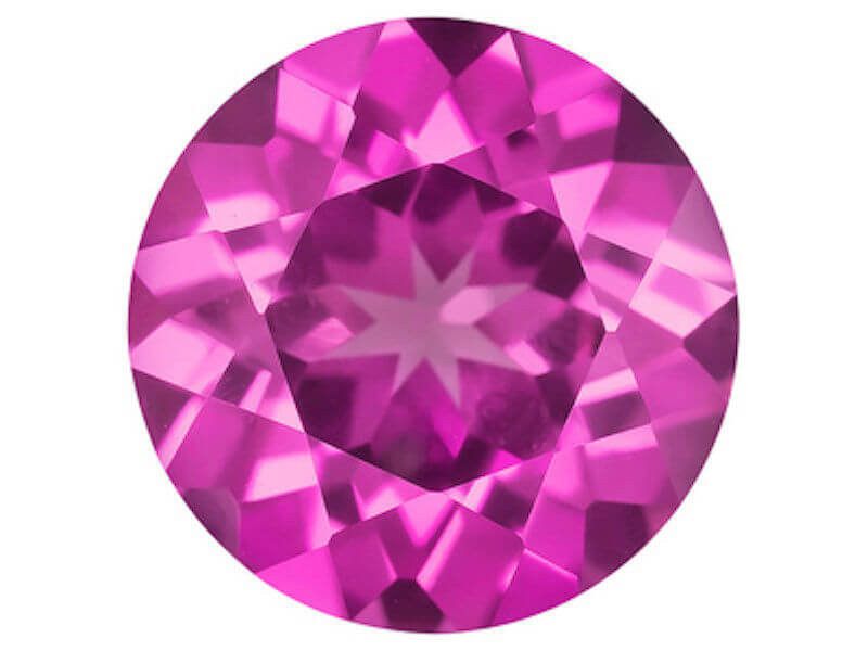 Lab Created Pink# 2 (Medium) - Round