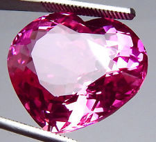Lab Created Pink# 3 (Dark) - Heart