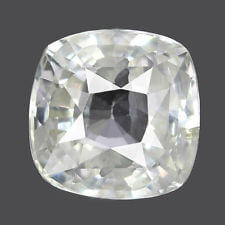 Lab Created White Sapphire# 12 - Cushion