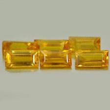 Lab Created Yellow Sapphire# 22 - Baguette
