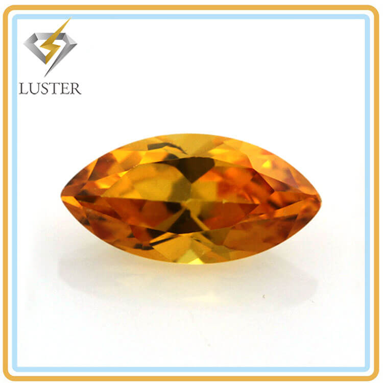 Lab Created Yellow Sapphire# 22 - Marquise