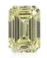 Cubic Zirconia Canary Yellow 6A - Octagon