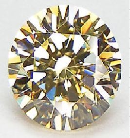 Cubic Zirconia Canary Yellow 6A - Round