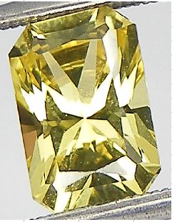 Hydrothermal Yellow Sapphire - Octagon Radiant