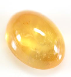 Hydrothermal Yellow Sapphire - Oval Cabochon