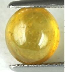 Hydrothermal Yellow Sapphire - Round Cabochon