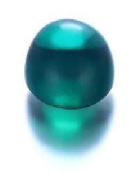 Lab Created Emerald - Round Cabochon