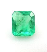 Lab created Emerald - Light - Asscher