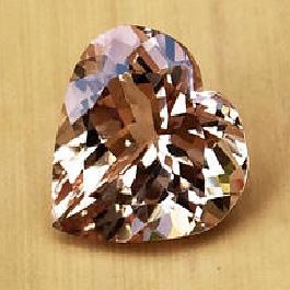 Natural Peach Morganite-Heart