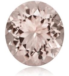 Natural Peach Morganite - Round