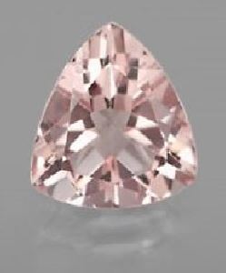 Natural Peach Morganite-Trillion