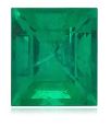 Natural Emerald - Square