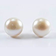 Natural Freshwater Pearls AAA -Full Ball (Half-drill)