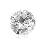 nat white sapphire round