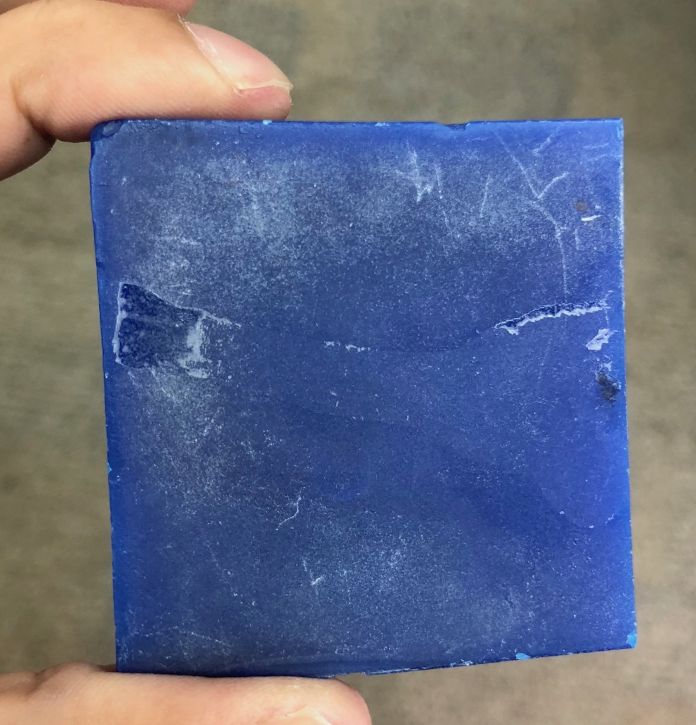pulled blue sapphire rough