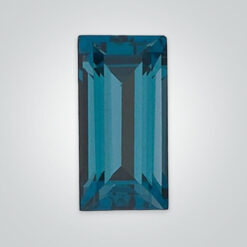 Natural London Blue Topaz, Baguette