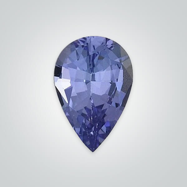 Natural Tanzanite, Pear AA