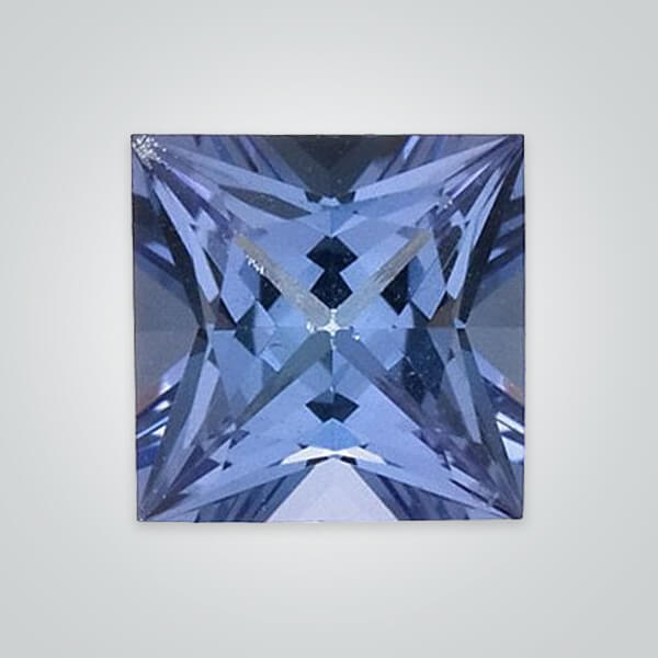 Natural Tanzanite, Square Princess AA