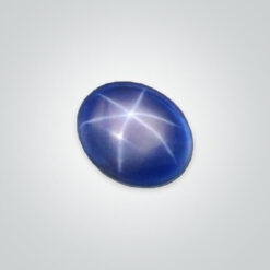 Lab Created Transparent Star Sapphire, Oval Cabochon