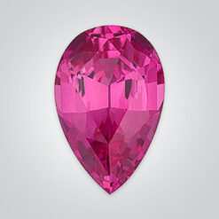 Lab Created Pulled Pink Tourmaline, Pear