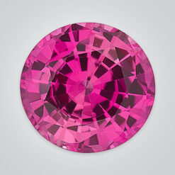 Lab Created Pulled Pink Tourmaline, Round