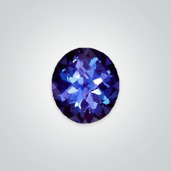 Lab Created Pulled Czochralski Alexandrite (Color Change), Round Checkerboard
