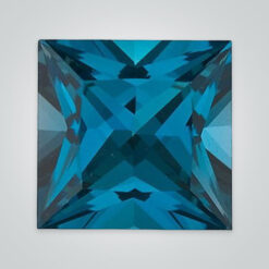 Natural London Blue Topaz, Square