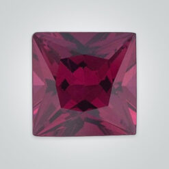Natural Rhodolite Garnet, Square