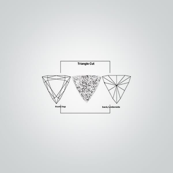 Lab Created Pulled Czochralski Alexandrite (Color Change), Triangle