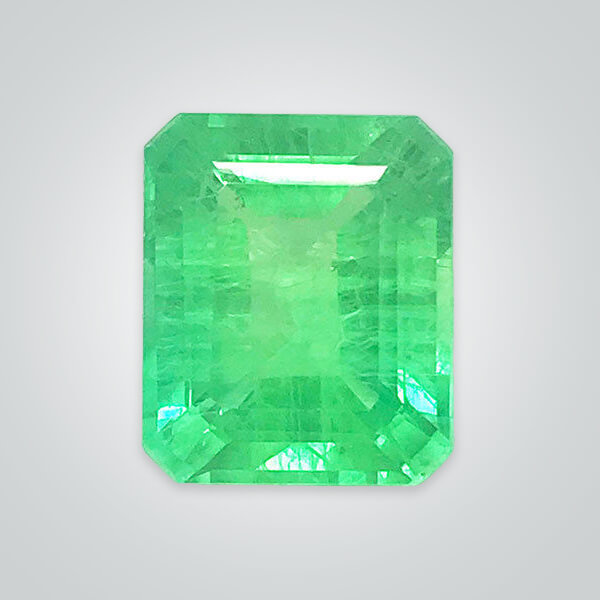 Lab Created Green Sapphire Inclusion Octagon Cubic Zirconia CZ Natural Synthetic Gemstones on Sale Gemsngems