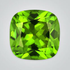 Natural Peridot, Cushion