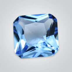 Lab Created Aquamarine Medium# 105, Octagon