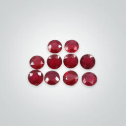 Ruby (Glass Filled), Round