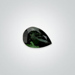 Lab Created Dark Green Tourmaline# 152, Pear