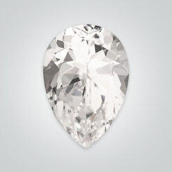 Natural White Topaz, Pear