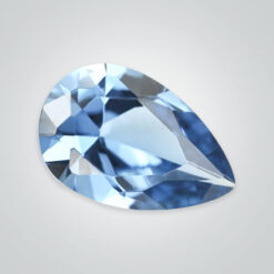 Lab Created Aquamarine Medium# 105, Pear