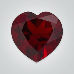 Natural Mozambique Garnet, Heart