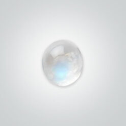 Natural Rainbow Moonstone, Round Cabochon