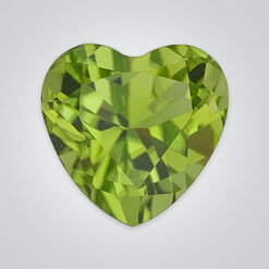 Natural Peridot, Heart